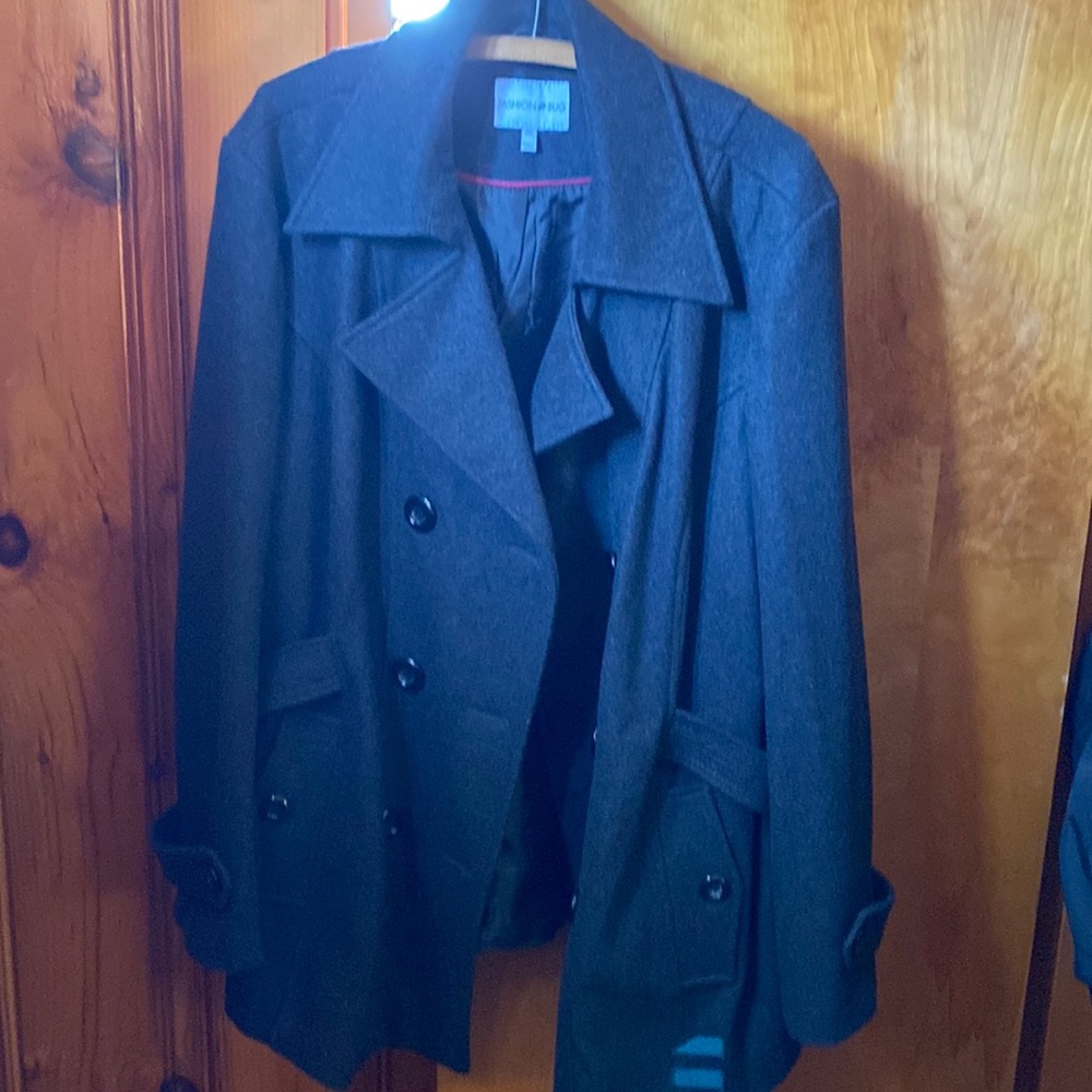 Woman’s Wool Jacket New Without Tags Size 3X2 outside pockets